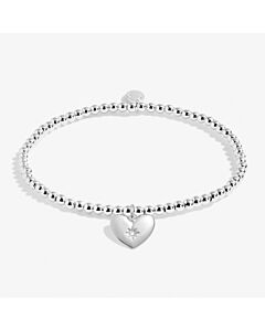Joma Jewellery A Little 'Be Bold Be Brave Be Beautiful' Bracelet In Silver And Gold Plating